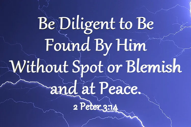2 Peter 3:14