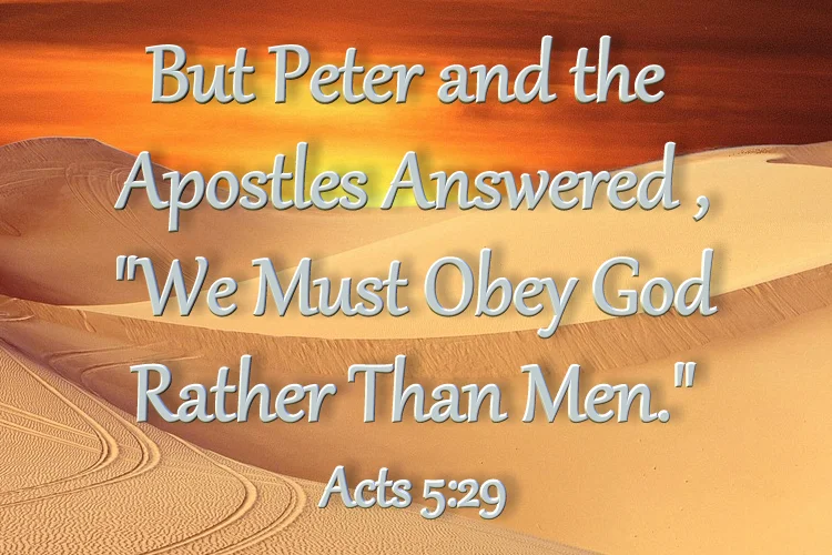 Acts 5:29