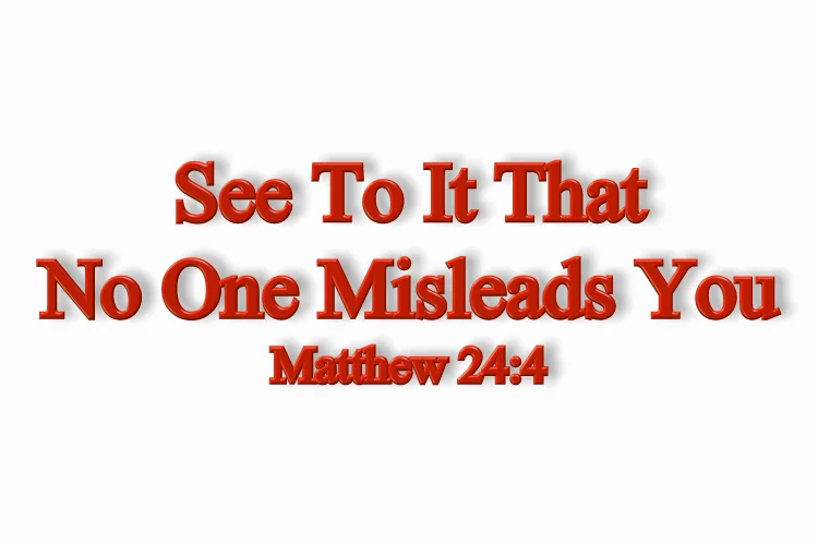 Matthew 24:4